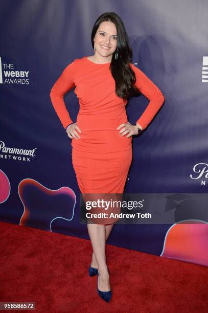 Nomiki Konst attends The 22nd Annual Webby Awards at Cipriani Wall Street on May 14, 2018 in New York City.