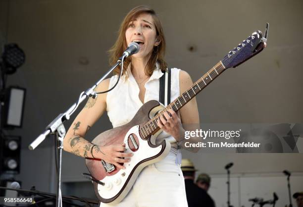 Maia Friedman of Dirty Projectors performs during 2018 FORM Arcosanti on May 13, 2018 in Arcosanti, Arizona.