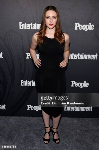 Danielle Rose Russell of The Originals attends Entertainment Weekly & PEOPLE New York Upfronts celebration at The Bowery Hotel on May 14, 2018 in New...
