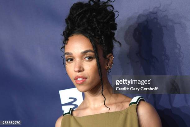 Recipient of the Special Achievement Award, recording artist FKA twigs attends the 22nd Annual Webby Awards at Cipriani Wall Street on May 14, 2018...