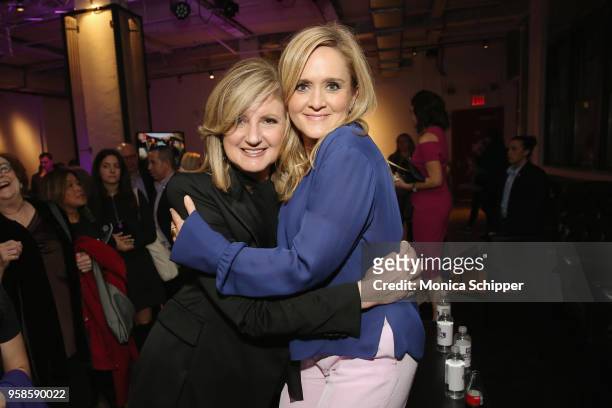 Founder of Huffington Post Arianna Huffington and Executive Producer and host Samantha Bee attend the "Full Frontal with Samantha Bee" FYC Event NY...