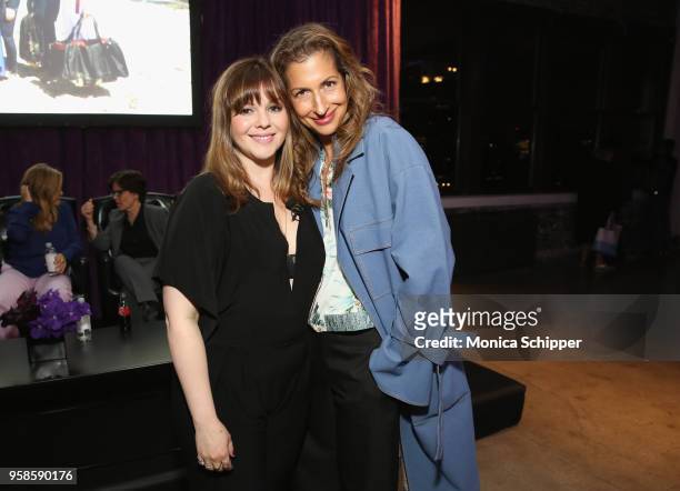 Actors Amber Tamblyn and Alysia Reiner the "Full Frontal with Samantha Bee" FYC Event NY on May 14, 2018 in New York City.