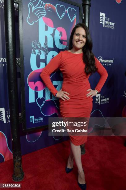 Nomiki Konst attends The 22nd Annual Webby Awards at Cipriani Wall Street on May 14, 2018 in New York City.