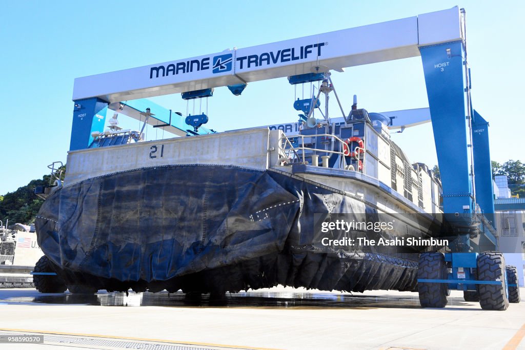 Lcac 74 S. Navy's LCAC is seen during a exercise on May 10, 2018 in Saikai ...