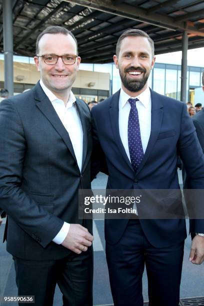 German politician Jens Spahn and his partner Daniel Funke during the 13th Long Night of the Sueddeutsche Zeitung at Open Air Kulturforum on January...