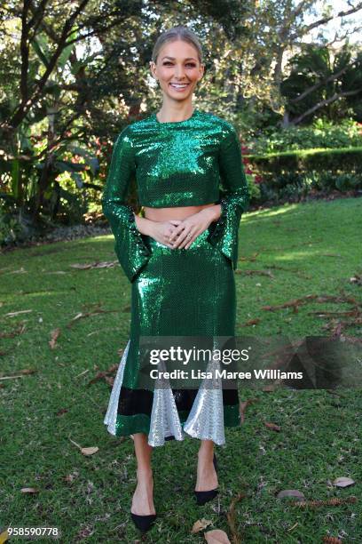 Anna Heinrich arrives ahead of the MacGraw show at Mercedes-Benz Fashion Week Resort 19 Collections at the Swifts, Darling Point on May 15, 2018 in...