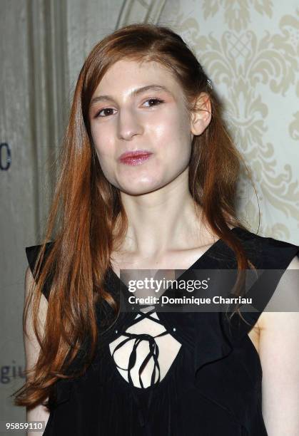 Actress Agathe Bonitzer attends the Chaumet's cocktail party for Cesar's Revelations on January 18, 2010 in Paris, France.