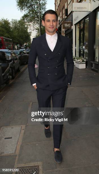 Ollie Locke seen atrending The Ivy Chelsea Garden x Jenny Packham - summer garden party on May 14, 2018 in London, England.