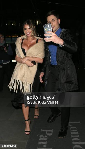 Chloe Sims and Joey Essex seen attending NHS Heroes Awards at London Hilton Park Lane on May 14, 2018 in London, England.