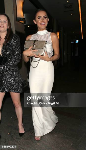 Amber Davies seen attending NHS Heroes Awards at London Hilton Park Lane on May 14, 2018 in London, England.