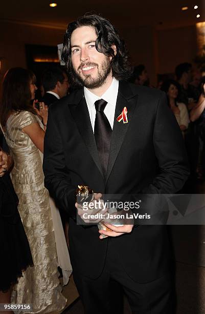 Director Jason Reitman departs the 67th annual Golden Globe Awards at the Beverly Hilton Hotel on January 17, 2010 in Los Angeles, California.