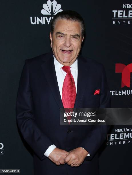 Don Francisco attends the 2018 Telemundo Upfront at the Park Avenue Armory on May 14, 2018 in New York City.