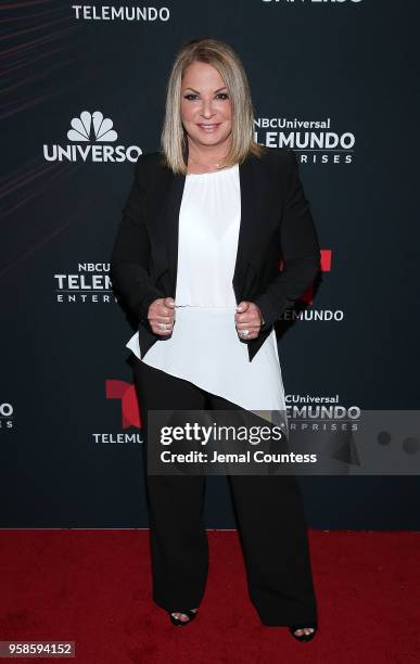 Ana Maria Polo attends the 2018 Telemundo Upfront at the Park Avenue Armory on May 14, 2018 in New York City.