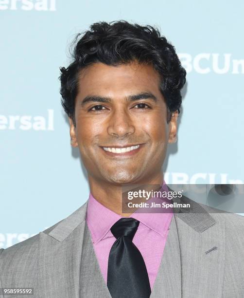 Actor Sendhil Ramamurthy attends the 2018 NBCUniversal Upfront presentation at Rockefeller Center on May 14, 2018 in New York City.