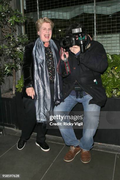 Sandi Toksvig seen attending NHS Heroes Awards at London Hilton Park Lane on May 14, 2018 in London, England.