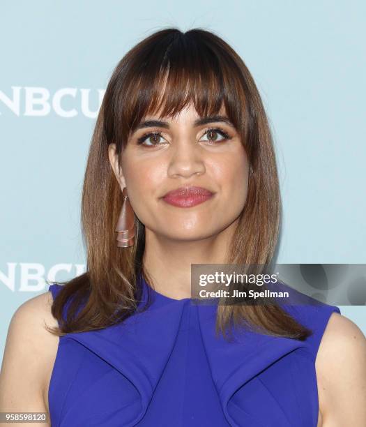 Actress Natalie Morales attends the 2018 NBCUniversal Upfront presentation at Rockefeller Center on May 14, 2018 in New York City.