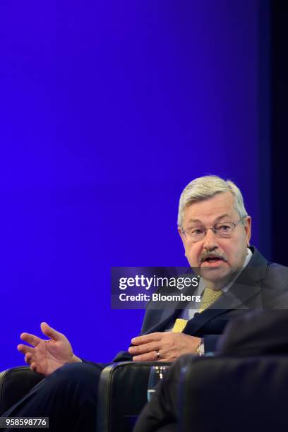 Terry Branstad, U.S. Ambassador to China, speaks during the Wall Street Journal CEO Council in Tokyo, Japan, on Tuesday, May 15, 2018. The one-day...