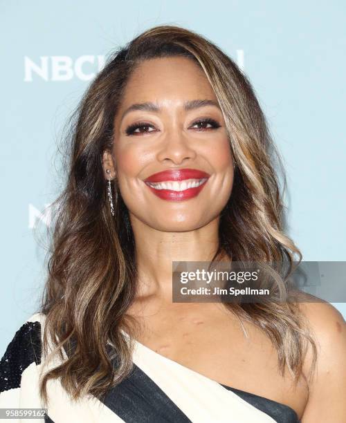 Actress Gina Torres attends the 2018 NBCUniversal Upfront presentation at Rockefeller Center on May 14, 2018 in New York City.