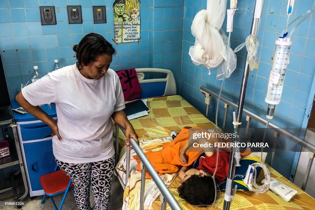 DOUNIAMAG-VENEZUELA-CRISIS-HEALTH-CHILDREN