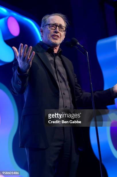 Actor Steve Buscemi onstage at The 22nd Annual Webby Awards at Cipriani Wall Street on May 14, 2018 in New York City.