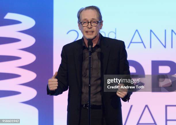 Actor Steve Buscemi onstage at The 22nd Annual Webby Awards at Cipriani Wall Street on May 14, 2018 in New York City.