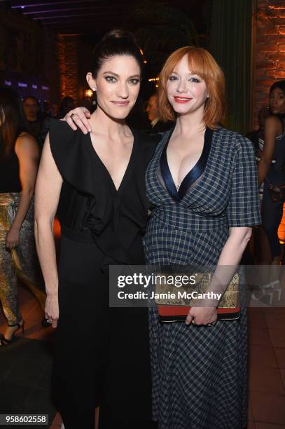 Jennifer Carpenter of The Enemy Within and Christina Hendricks of Good Girls attend Entertainment Weekly & PEOPLE New York Upfronts celebration at...