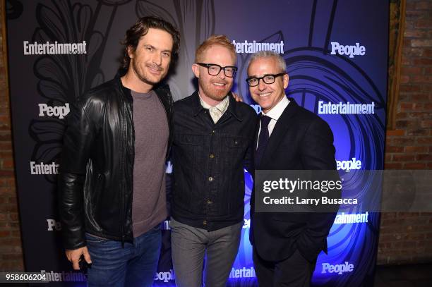 Oliver Hudson, Jesse Ferguson and Jess Cagle attend Entertainment Weekly & PEOPLE New York Upfronts celebration at The Bowery Hotel on May 14, 2018...