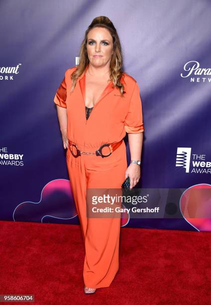 Award winner Chandra Bozelko attends the 22nd Annual Webby Awards at Cipriani Wall Street on May 14, 2018 in New York City.