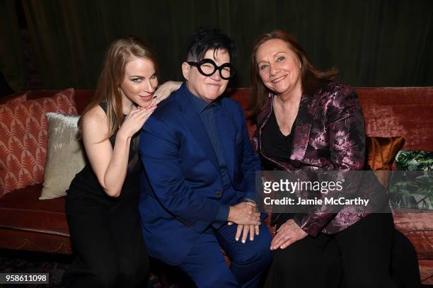 Emma Myles, Lea DeLaria and Dale Soules of Orange is The New Black attend Entertainment Weekly & PEOPLE New York Upfronts celebration at The Bowery...