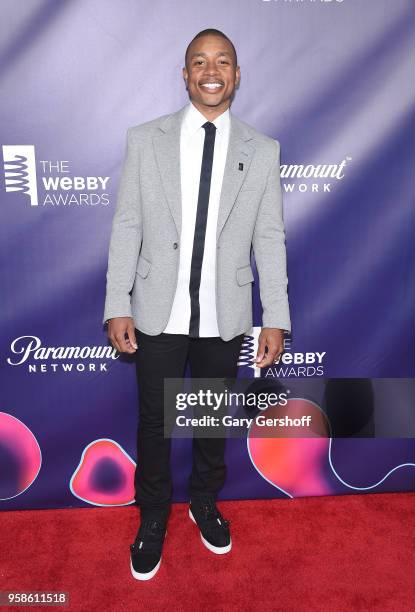 Winner of Sports Isaiah Thomas attends the 22nd Annual Webby Awards at Cipriani Wall Street on May 14, 2018 in New York City.