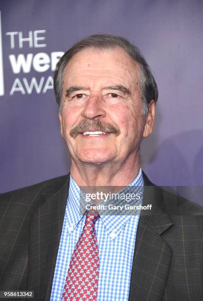 Featured winner, former President of Mexico Vicente Fox attends the 22nd Annual Webby Awards at Cipriani Wall Street on May 14, 2018 in New York City.