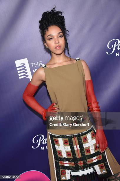 Recipient of the Special Achievement Award, recording artist FKA twigs attends the 22nd Annual Webby Awards at Cipriani Wall Street on May 14, 2018...