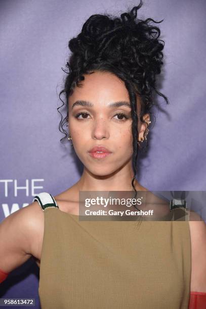 Recipient of the Special Achievement Award, recording artist FKA twigs attends the 22nd Annual Webby Awards at Cipriani Wall Street on May 14, 2018...