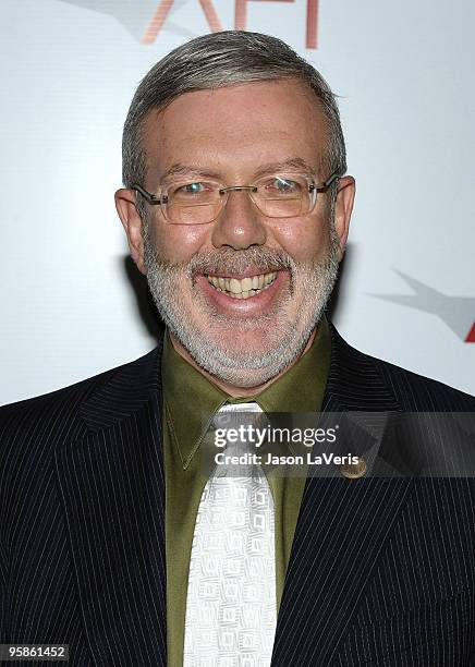 Leonard Maltin attends the AFI Awards 2009 luncheon at Four Seasons Hotel on January 15, 2010 in Beverly Hills, California.