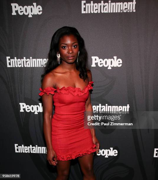 Ebonee Noel attends the 2018 Entertainment Weekly & PEOPLE Upfront at The Bowery Hotel on May 14, 2018 in New York City.