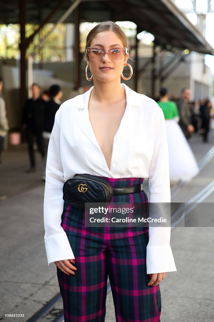Street Style - Mercedes-Benz Fashion Week Australia 2018