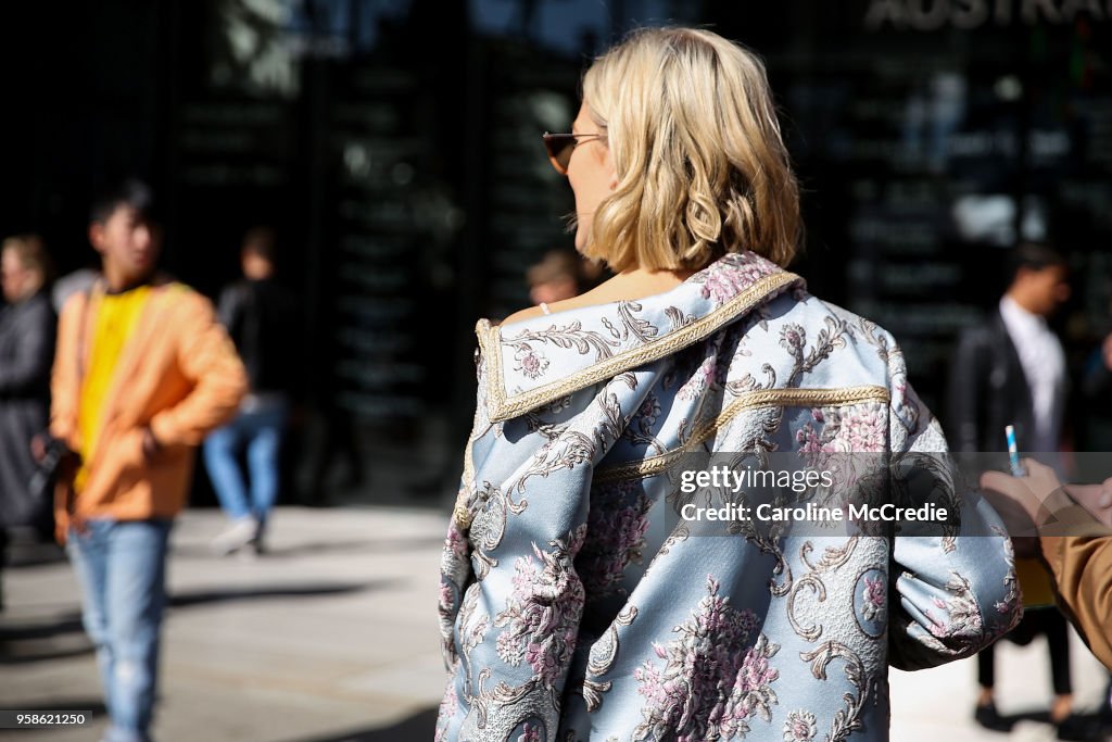 Street Style - Mercedes-Benz Fashion Week Australia 2018