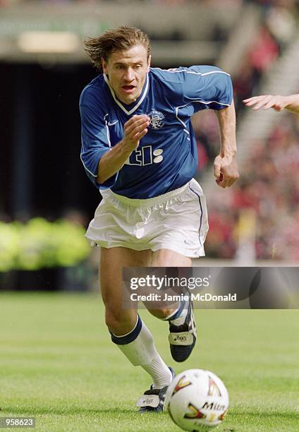 Andrei Kanchelskis of Rangers in action during the Scottish Cup Final against Aberdeen played at Hampden Park, in Glasgow, Scotland. Rangers won the...