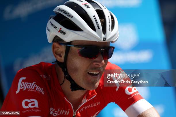Peter Stetina of The United States and Team Trek Segafredo finishes stage two of the 13th Amgen Tour of California, a 157km stage from Ventura to...