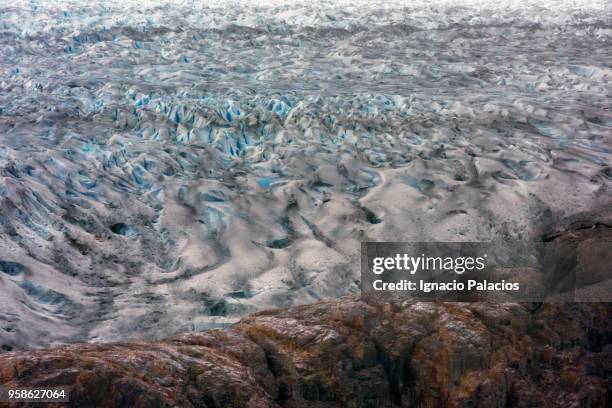 upsala glacier from lookout, glaciers national park - upsala glacier stock pictures, royalty-free photos & images