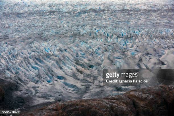 upsala glacier from lookout, glaciers national park - upsala glacier stock pictures, royalty-free photos & images