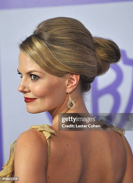 Actor Jennifer Morrison attends the InStyle and Warner Bros. 67th Annual Golden Globes post party held at the Oasis Courtyard at The Beverly Hilton...