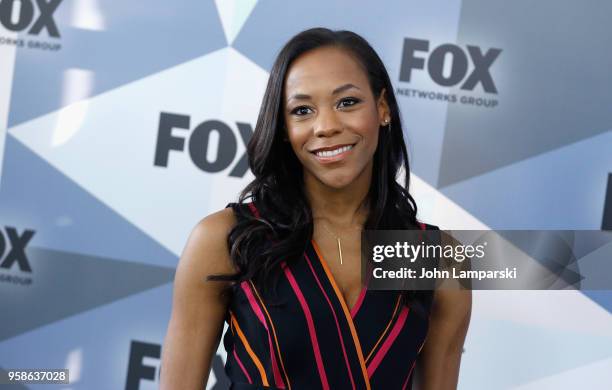 Nikki M. James attends 2018 Fox Network Upfront at Wollman Rink, Central Park on May 14, 2018 in New York City.