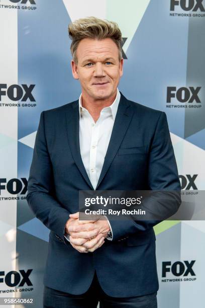 Gordon Ramsay attends the 2018 Fox Network Upfront at Wollman Rink, Central Park on May 14, 2018 in New York City.
