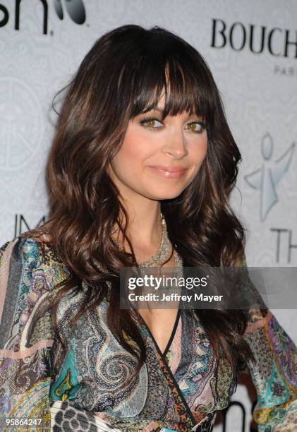 Actress Nicole Richie arrives at The Art of Elysium's 3rd Annual Black Tie Charity Gala "Heaven" on January 16, 2010 in Los Angeles, California.