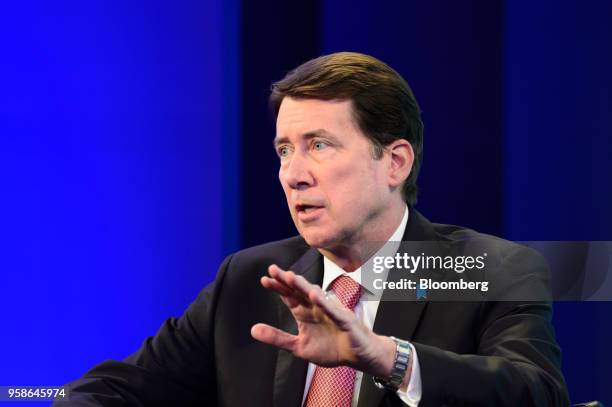 William Hagerty, U.S. Ambassador to Japan, speaks during the Wall Street Journal CEO Council in Tokyo, Japan, on Tuesday, May 15, 2018. The one-day...