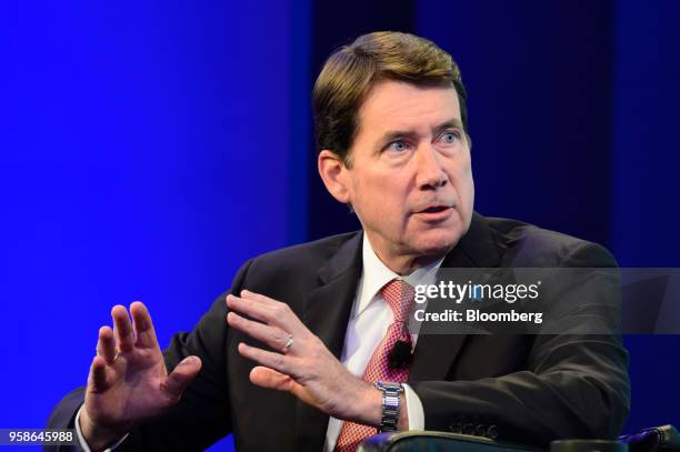 William Hagerty, U.S. Ambassador to Japan, speaks during the Wall Street Journal CEO Council in Tokyo, Japan, on Tuesday, May 15, 2018. The one-day...