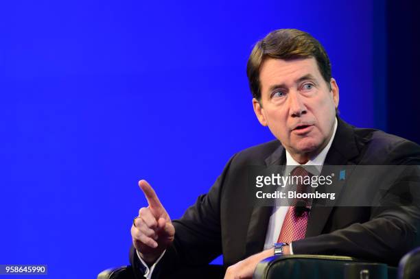 William Hagerty, U.S. Ambassador to Japan, gestures as he speaks during the Wall Street Journal CEO Council in Tokyo, Japan, on Tuesday, May 15,...