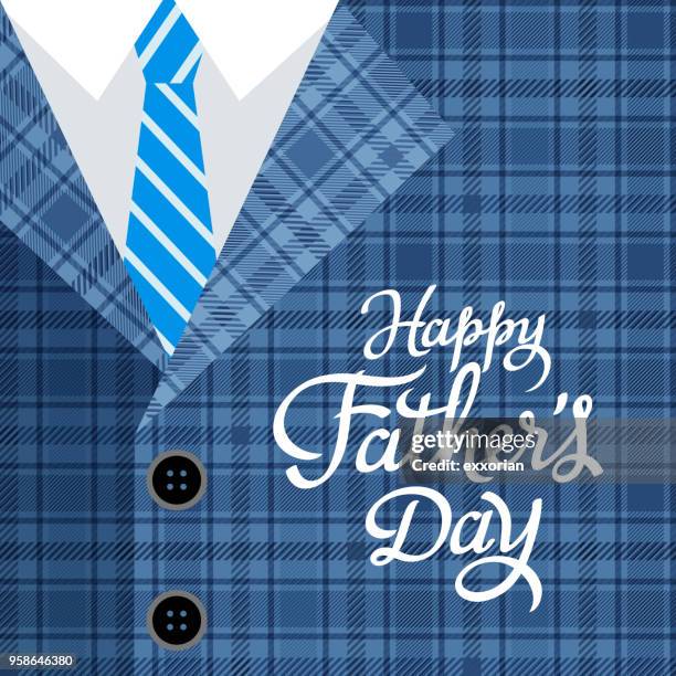 stockillustraties, clipart, cartoons en iconen met happy father's day - necktie