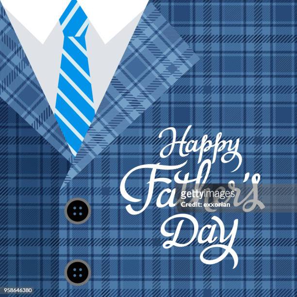 happy father's day - tie stock illustrations